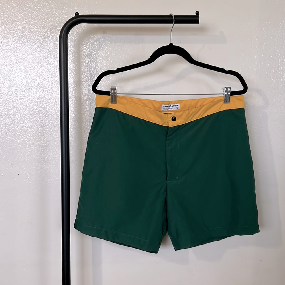 American Apparel swim trunks